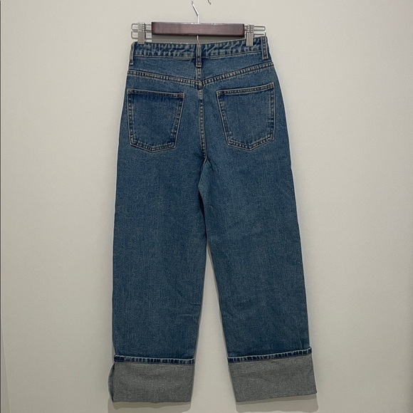 Steve Madden Wide Leg Cuffed Jeans size 25 - Picture 3 of 5